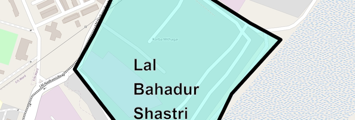 Location Map of Lal Bahadur Shastri Nagar, Mumbai