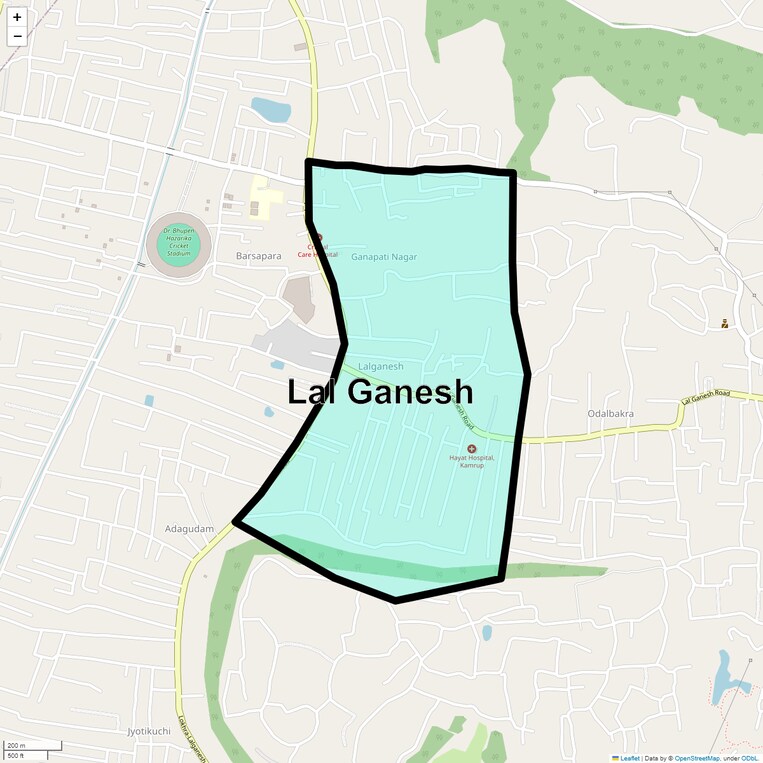 Location Map of Lal Ganesh