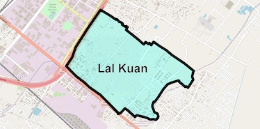 Location Map of Lal Kuan, Ghaziabad