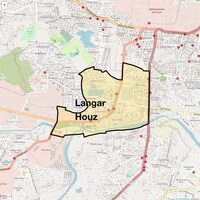 Langar Houz Map