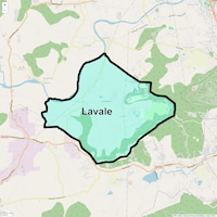 Lavale Map