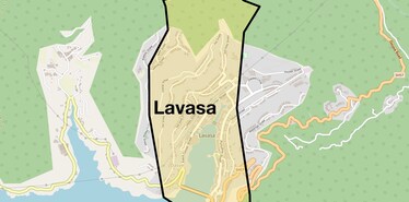Location Map of Lavasa, Pune