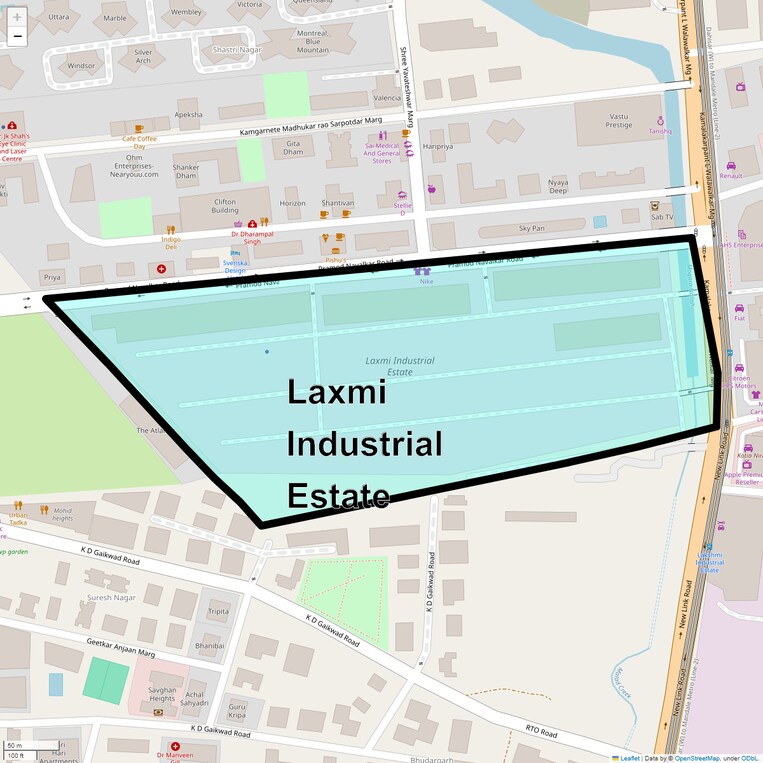 Location Map of Laxmi Industrial Estate