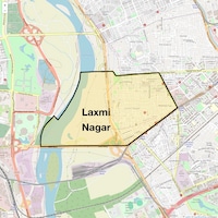 Laxmi Nagar Map