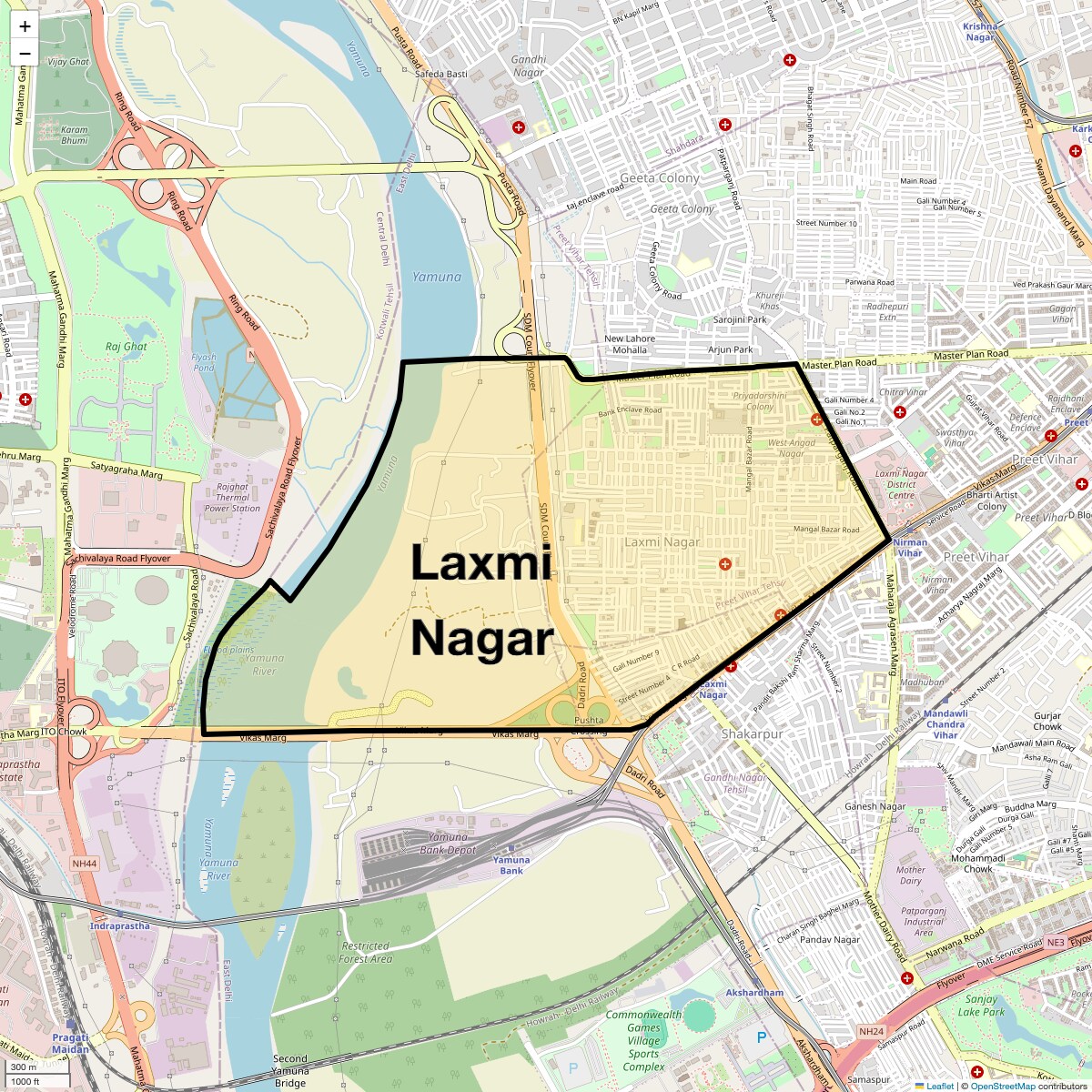 Check Time Travel of Laxmi Nagar, Delhi