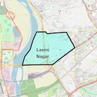 Laxmi Nagar Map