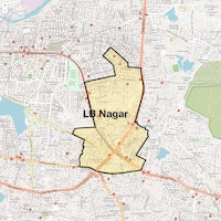 LB Nagar Map