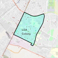 LDA Colony Map