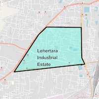 Lehertara Industrial Estate Map