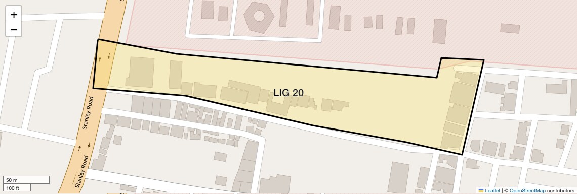 Location Map of LIG 20, Allahabad