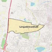 Lingadeeranhalli Map