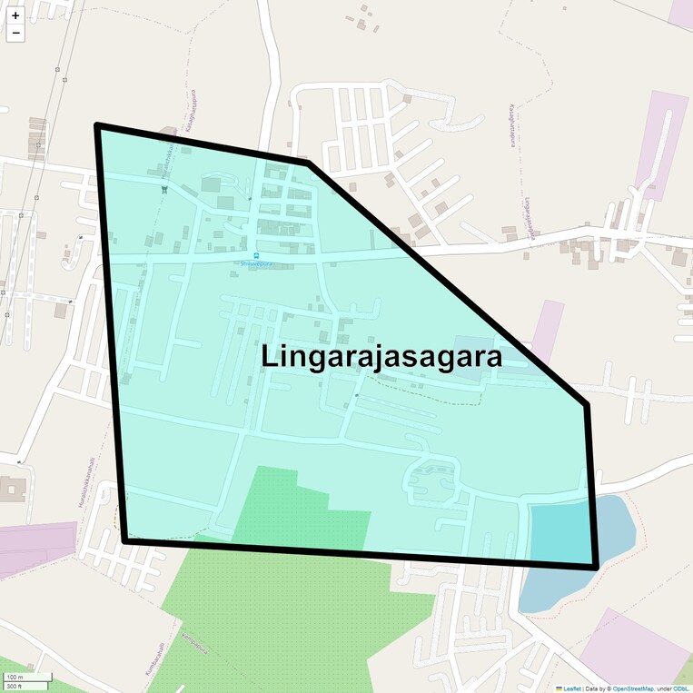 Location Map of Lingarajasagara