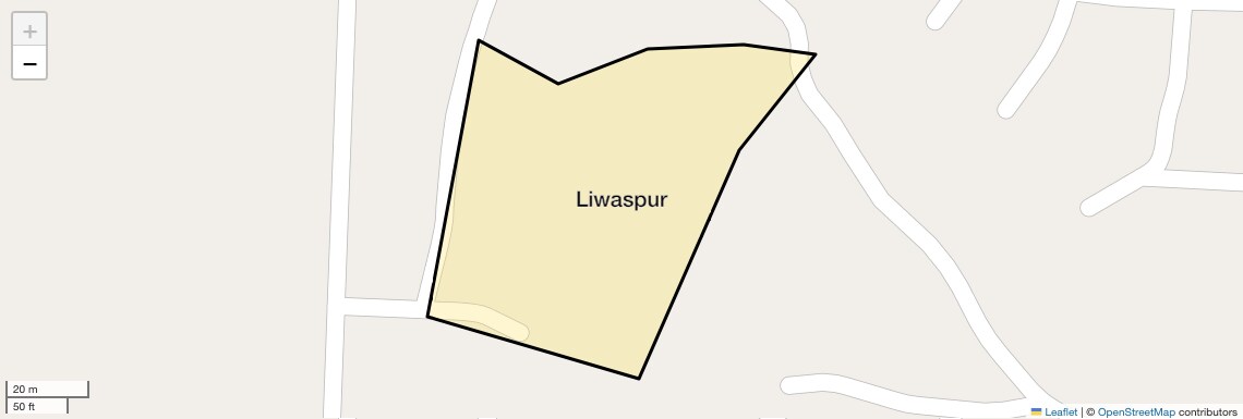 Location Map of Liwaspur, Sonipat