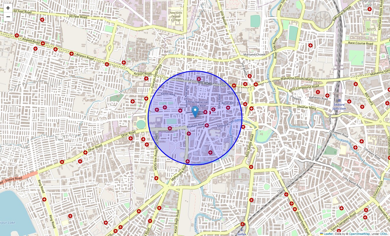 Location Map of Lodhipura, Nagpur