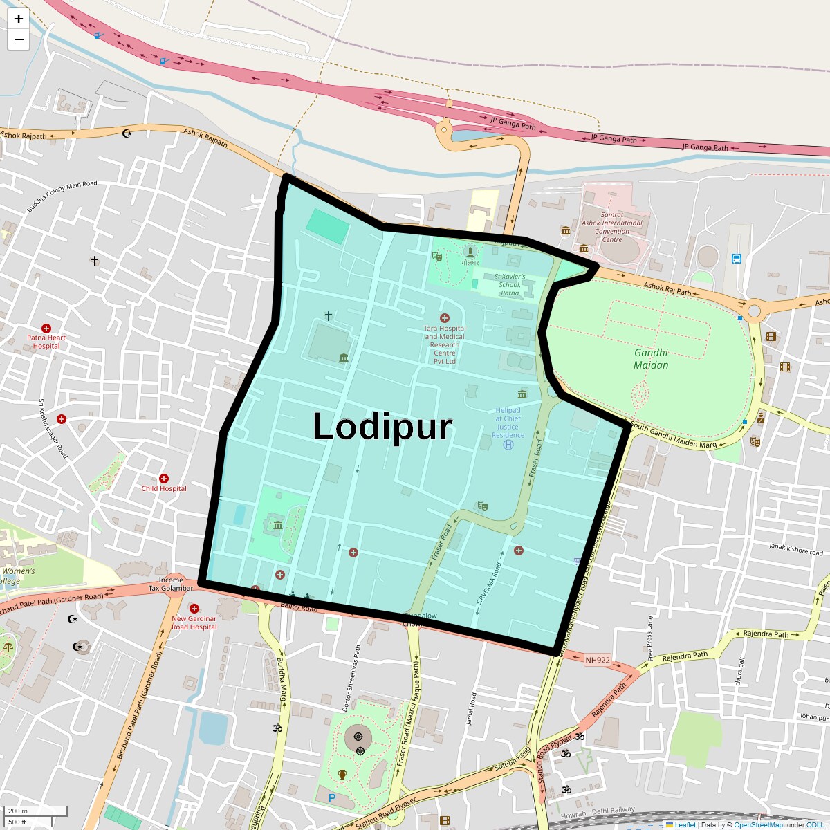 Lodipur Map