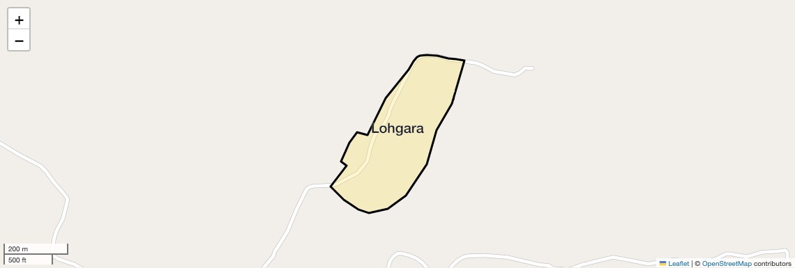 Location Map of Lohgara, Allahabad