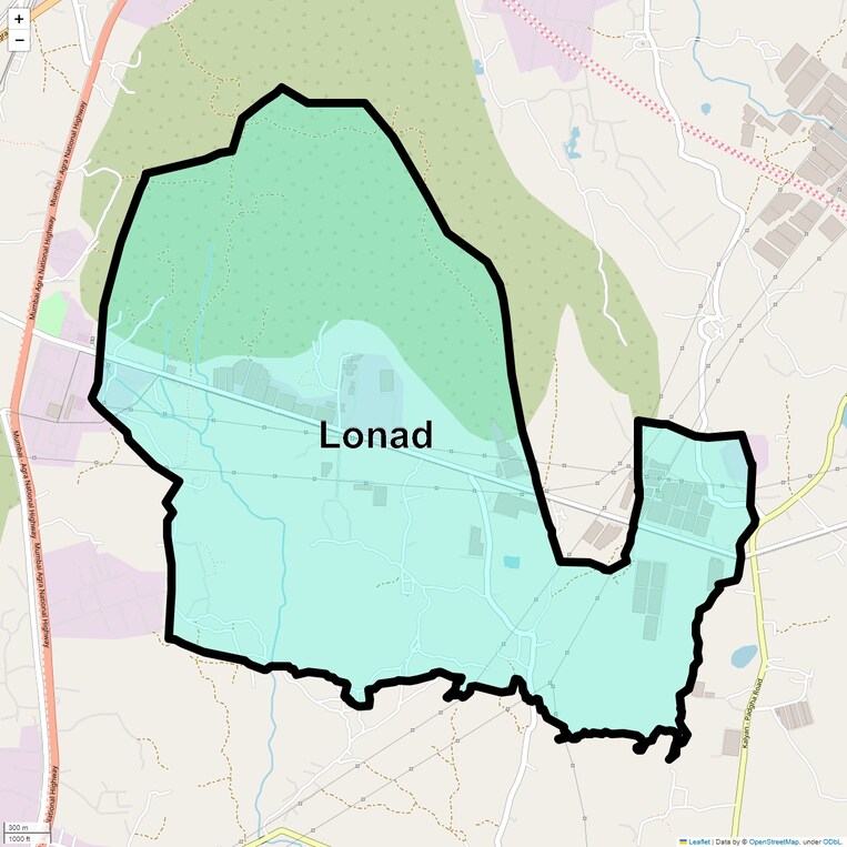 Location Map of Lonad