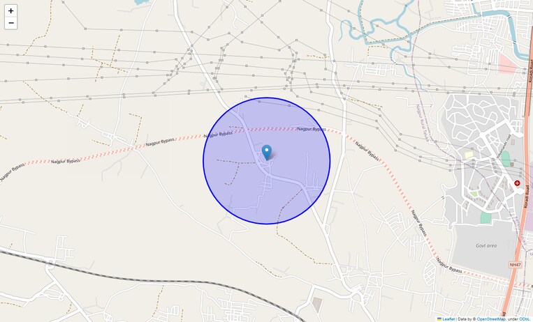 Location Map of Lonare
