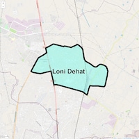 Loni Dehat Map