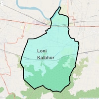Loni Kalbhor Map