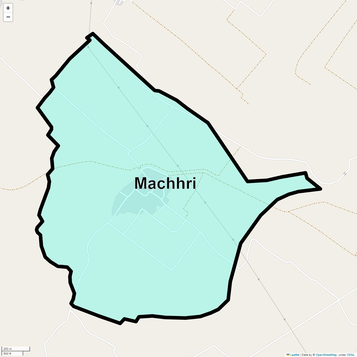 Location Map of Machhri, Ghaziabad