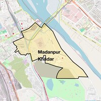 Madanpur Khadar Map