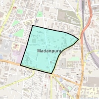 Madanpura Map