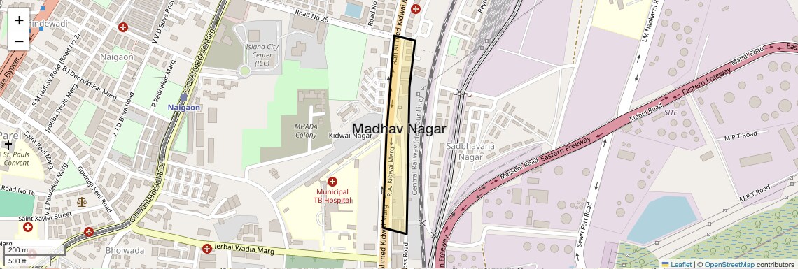 Location Map of Madhav Nagar, Mumbai