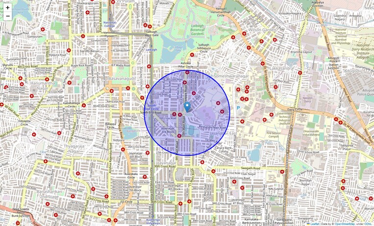 Location Map of Madhavan Park