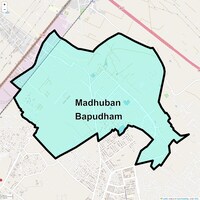 Madhuban Bapudham Map