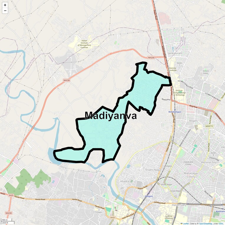 Location Map of Madiyanva