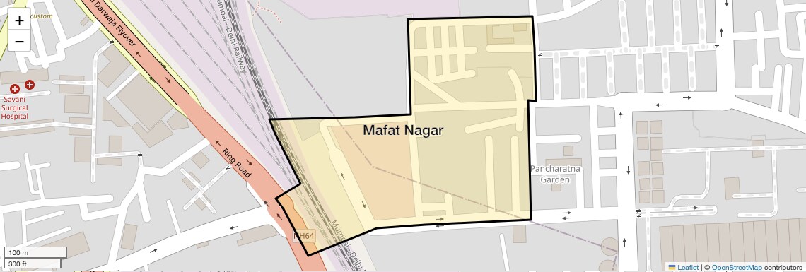 Mafat Nagar Map