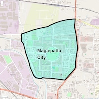Magarpatta City Map