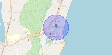 Location Map of Mahabalipuram, Chennai