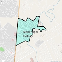 Mahanagar Colony Map