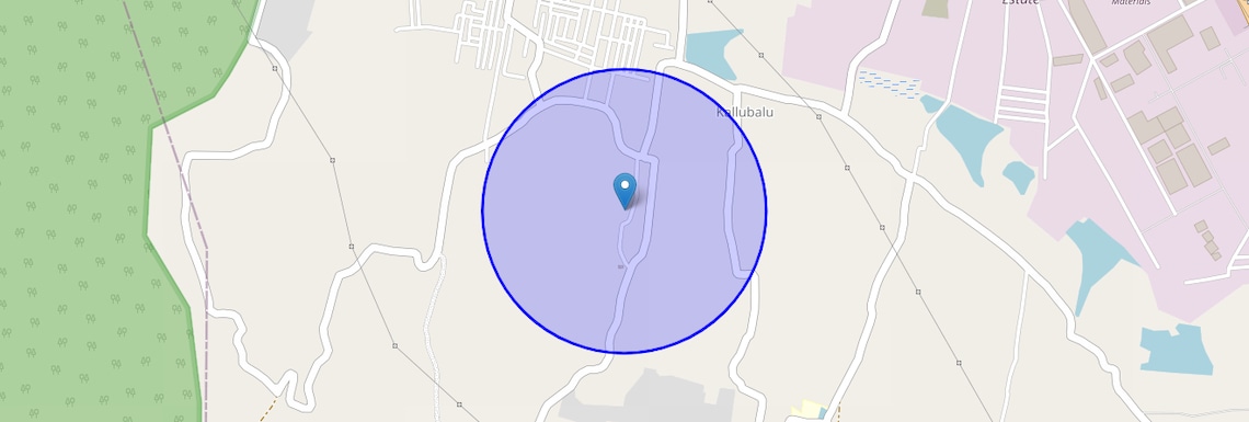 Location Map of Mahanthalingapura, Bangalore