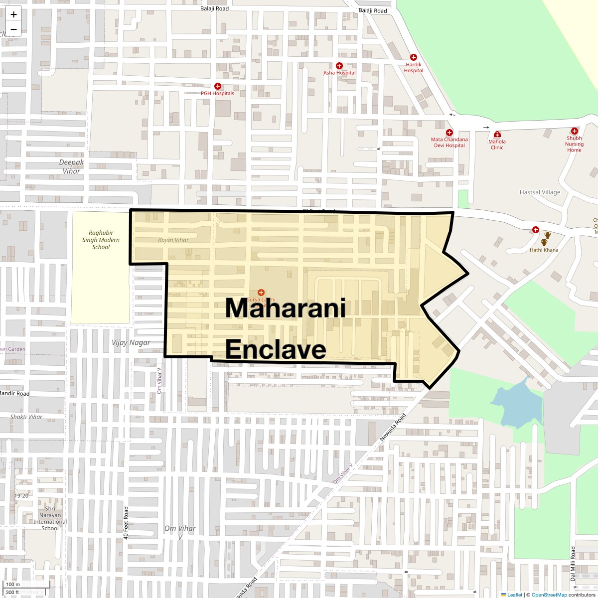 Check Time Travel of Maharani Enclave, Delhi