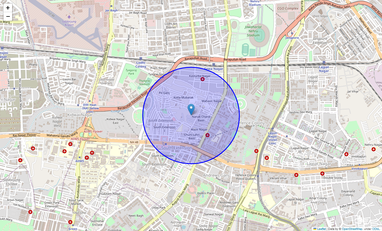 Defence Colony, Delhi: Map, Photos and Videos, Property Rates, Ratings ...