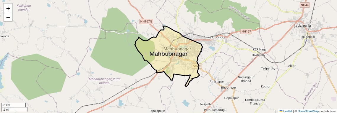 Check Time Travel of Mahbubnagar, Hyderabad