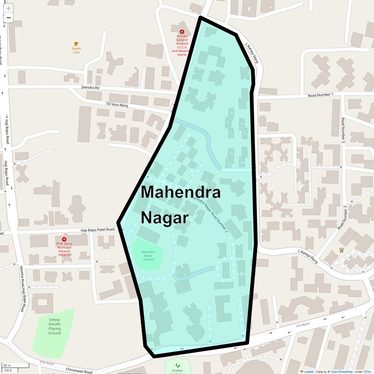 Location Map of Mahendra Nagar