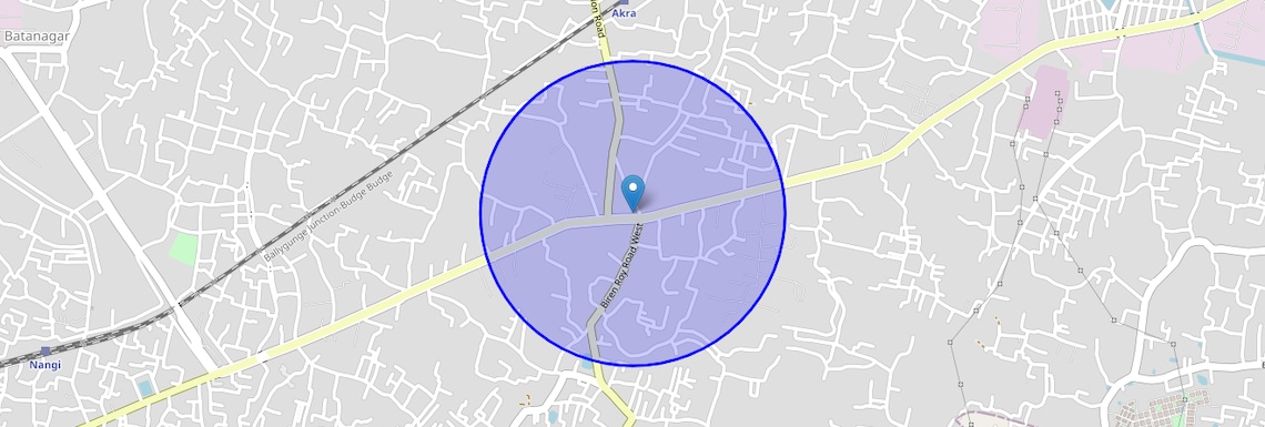 Location Map of Mahestala, Kolkata