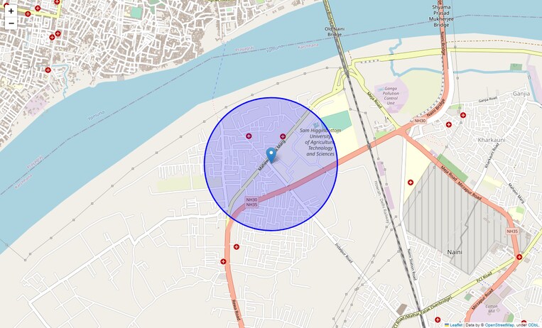 Location Map of Mahewa
