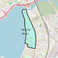 Mahim West Map