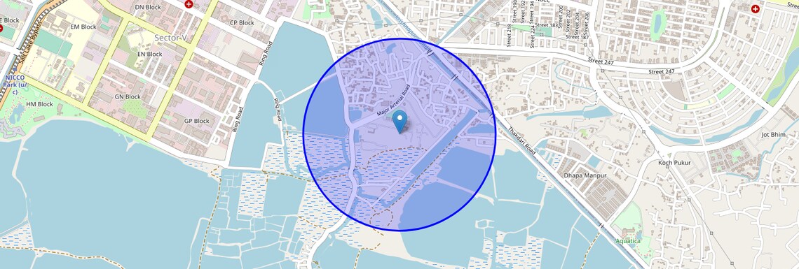 Location Map of Mahish Bathan, Kolkata