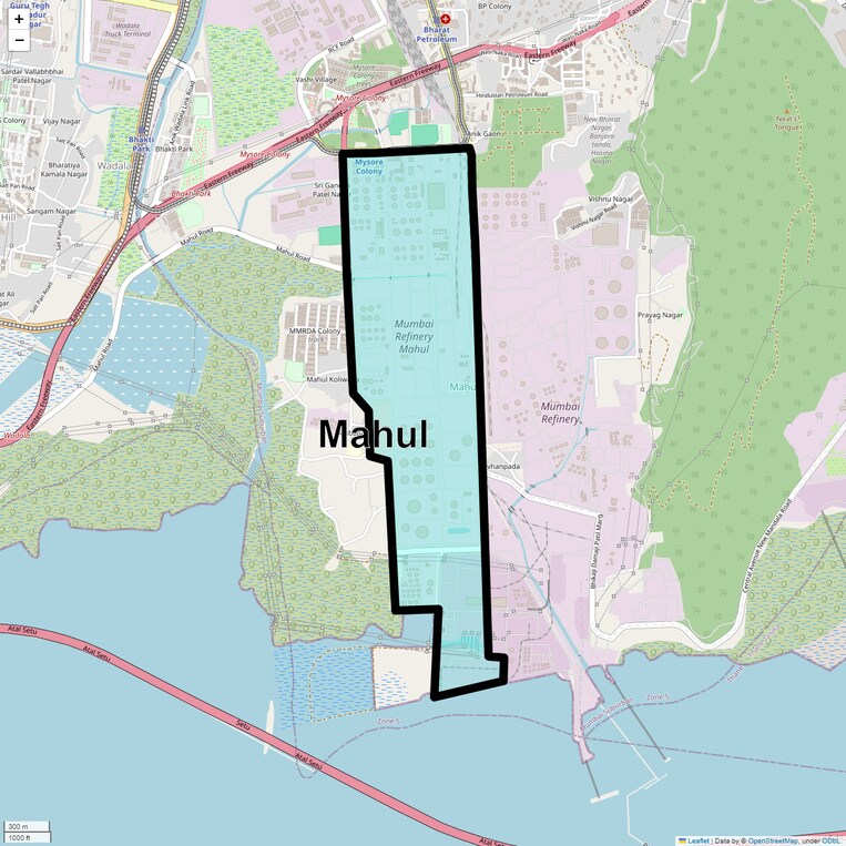 Location Map of Mahul
