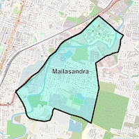 Mailasandra Map
