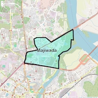 Majiwada Map
