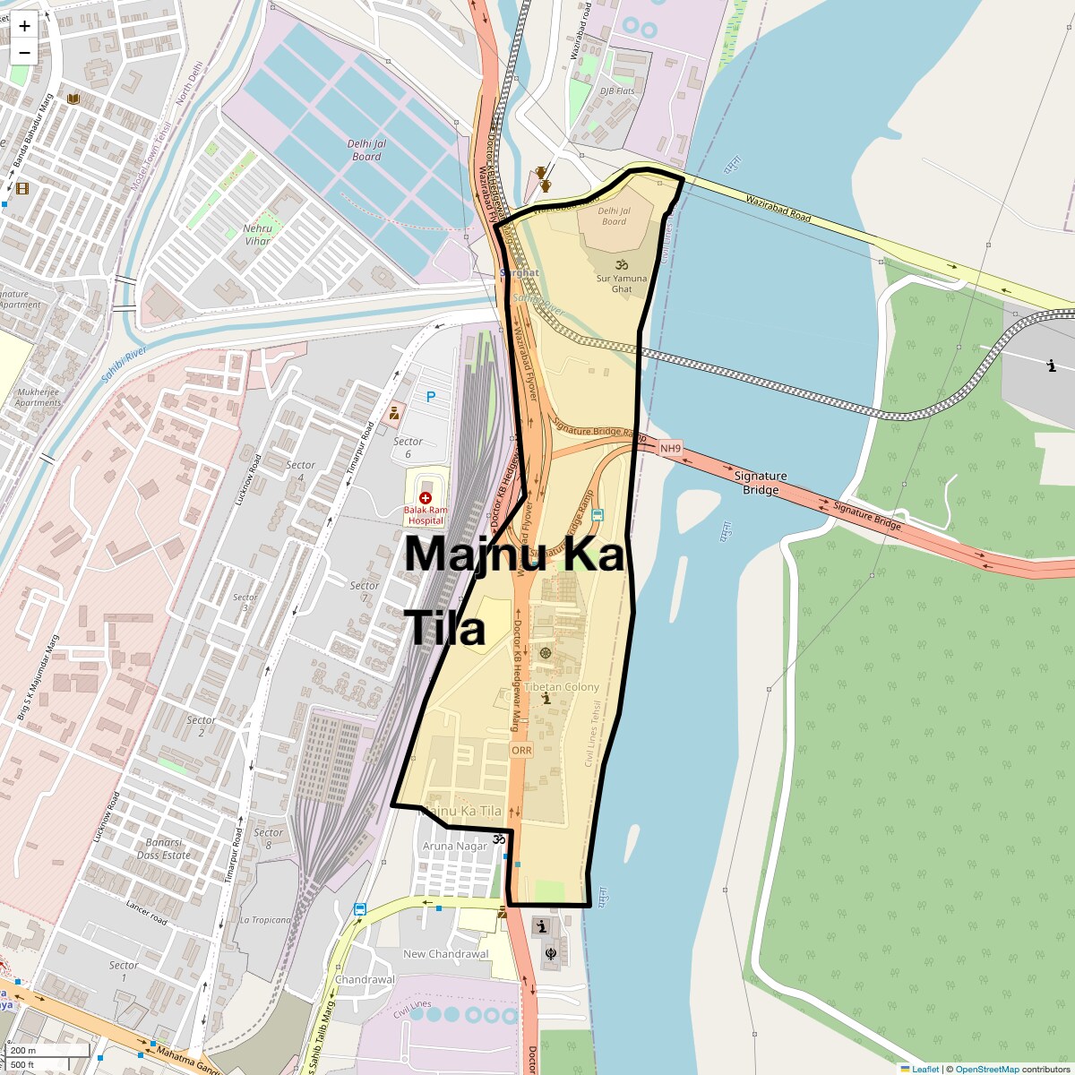 Check Time Travel of Majnu Ka Tila, Delhi