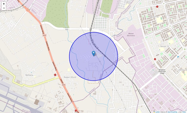 Location Map of Makhan Majra