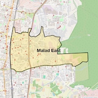 Malad East Map